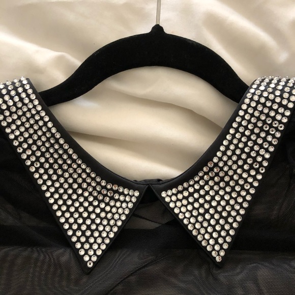 **SOLD**Collard bodysuit - Picture 2 of 5